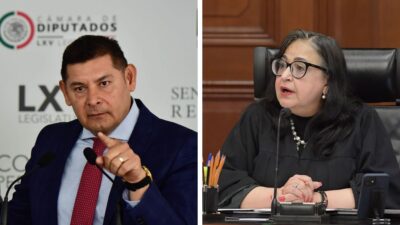 Ministra Norma Piña al senador Alejandro Armenta