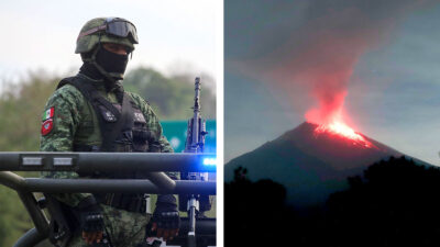 Sedena despliega 7 mil elementos por actividad del volcán Popocatépetl