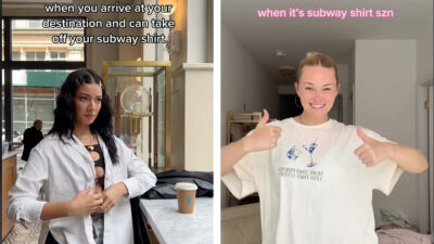Subway shirts TikTok