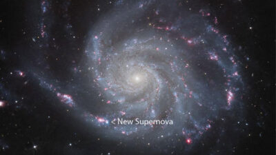 La supernova fue descubierta el 19 de mayo. | Foto: NASA.