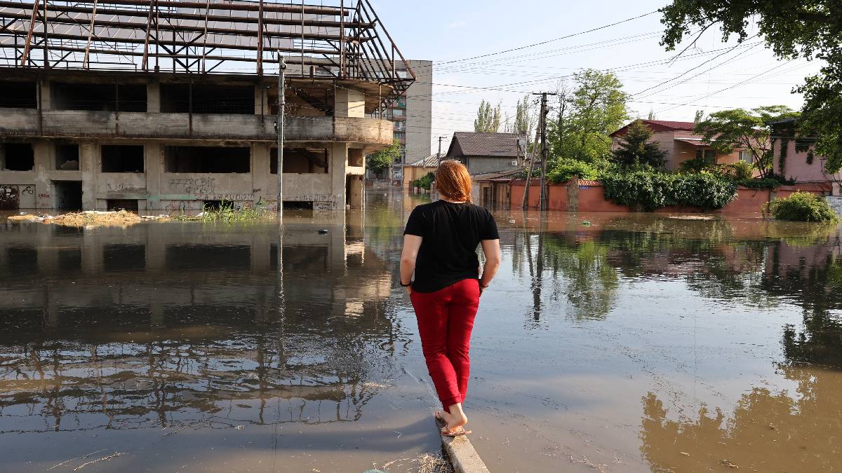 Inundación en Ucrania