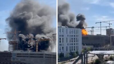 Explosiones en una construcción en Alemania