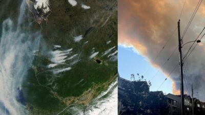 Humo de los incendios de Canadá se ve desde el espacio: fotos y video satelitales