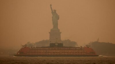 Encendios en Canadá cubren a Nueva York de contaminación