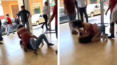 En Uruapan captan pelea entre estudiantes; hombre termina noqueado: video