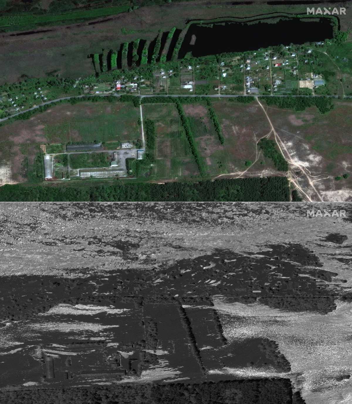 fotos satelitales destruccion ucrania